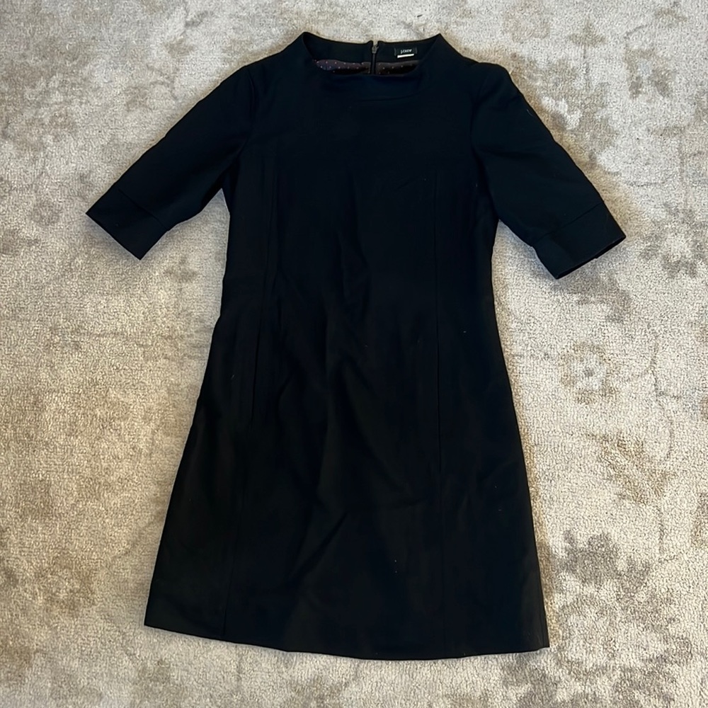Black J Crew Dress with Pockets